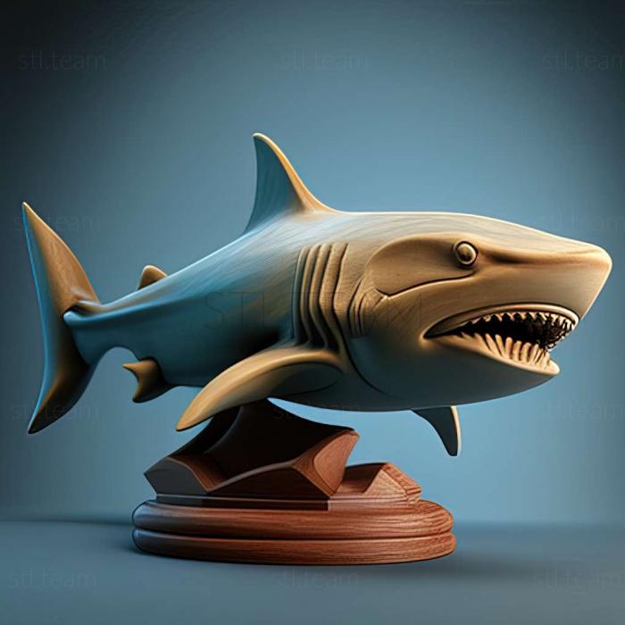 3D модель 3д модель акулы (STL)